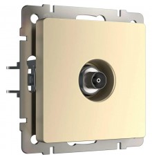 W1183011/ Электроустановочные изделия - ТВ-розетка оконечная (шампань)  a050856  Werkel