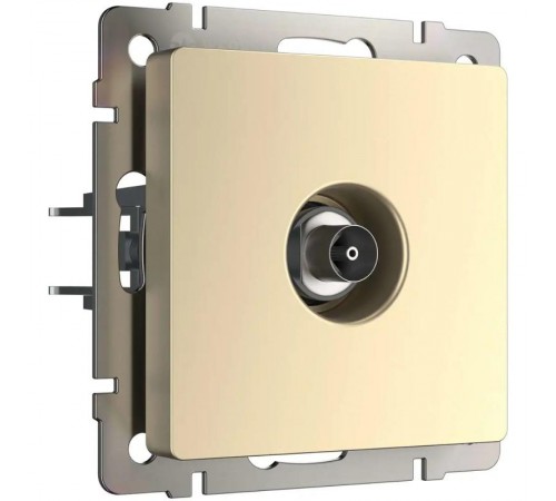 W1183011/ Электроустановочные изделия - ТВ-розетка оконечная (шампань)  a050856  Werkel