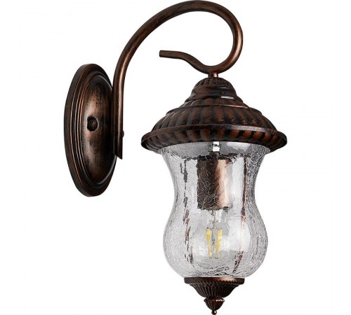 Светильник садово-парковый PL560 60W E27 230V, бордовый  11892  Feron