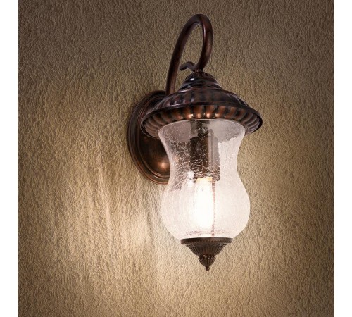 Светильник садово-парковый PL560 60W E27 230V, бордовый  11892  Feron