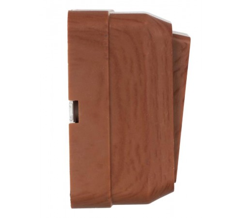 ОКТАВА дуб Выключатель 2-клавишный с индикацией 10А ВС20-2-1-ОД  EVO21-K04-10-DC  GENERICA