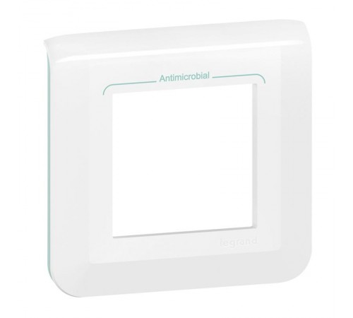 Рамка - Mosaic - 2 модуля - антимикробная  078722L  Legrand