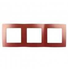 Рамка на 3 поста 12-5003-24  ,  охра  Б0019407  ЭРА