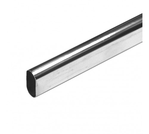 Труба овальная 30х15x2000 мм, хром - накл.  127520  Tech-KREP