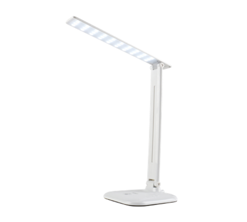 Светильник настольный светодиодный ССО-02Б 10Вт сенсор-диммер адаптер БЕЛЫЙ  4690612013473  IN HOME