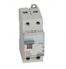 Выключатель дифференциальный (УЗО) DX3-ID 2п 40А 30мА тип AC  411505  Legrand