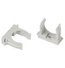 Крепеж клипса для труб  CLIP-32-G-MP d 32мм серый для монтажного пистолета (прямой монтаж) 50шт CLIP-32-G-MP  Б0062106  ЭРА