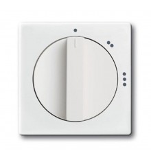 Плата центральная (накладка) с поворотной ручкой для перекл. на 3 положения, серия solo/future, davos/альп. белы  1710-0-3651   2CKA001710A3651  AB