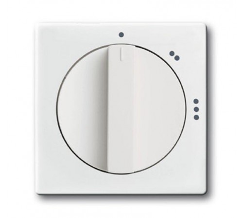 Плата центральная (накладка) с поворотной ручкой для перекл. на 3 положения, серия solo/future, davos/альп. белы  1710-0-3651   2CKA001710A3651  AB