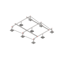 Опорная конструкция для установки оборудования TECHNORAPTOR STEELFOOT 2500х3000 тип 1 HD  KM-TR-STF-SSEI-2500-3000-1 HD  КМ - профиль
