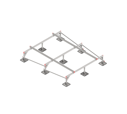 Опорная конструкция для установки оборудования TECHNORAPTOR STEELFOOT 2500х3000 тип 1 HD  KM-TR-STF-SSEI-2500-3000-1 HD  КМ - профиль
