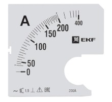 Шкала сменная для A961 200/5А-1,5 EKF PROxima  s-a961-200  EKF