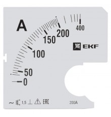 Шкала сменная для A961 200/5А-1,5 EKF PROxima  s-a961-200  EKF