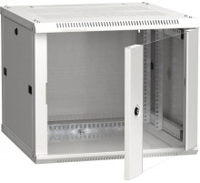 Шкаф LINEA W 6U 600x600 мм дверь стекло, RAL7035  LWR3-06U66-GF  ITK