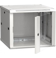 Шкаф LINEA W 9U 600x600 мм дверь стекло, RAL7035  LWR3-09U66-GF  ITK