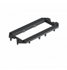 Накладка монтажной коробки UT3 для 3xModul45 165x76 мм (полиамид,черный) (UT3 P3)  7408753  OBO Bettermann