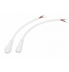Соединительный кабель (2pin) герметичный (IP67) 2х1,0мм белый REXANT  11-9820  Rexant