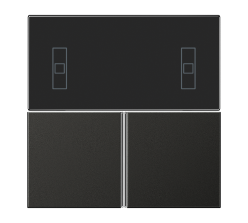 крышка с клавишами для Room controller, антрацит  AL4093TSAAN  Jung