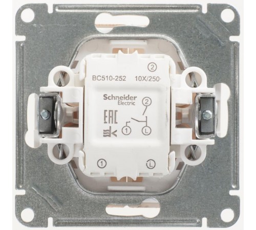 W59 Сосна Выключатель 2-клавишный, 10АХ  VS510-252-7-86  SE