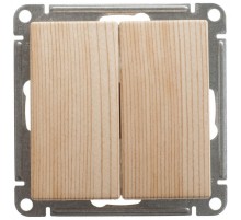 W59 Сосна Выключатель 2-клавишный, 10АХ  VS510-252-7-86  SE