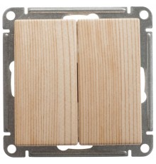 W59 Сосна Выключатель 2-клавишный, 10АХ  VS510-252-7-86  SE