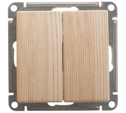 W59 Сосна Выключатель 2-клавишный, 10АХ  VS510-252-7-86  SE