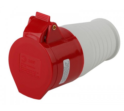 Розетка переносная 215 3Р+РЕ+N 16А 380В IP44 (10/60/1440)  Б0032863  ЭРА