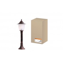 Светильник садово-парковый Прага Эл-11-73-075М 60 Вт Е27 напольный на стойке h-0.75 м медь  SQ0330-0515  TDM