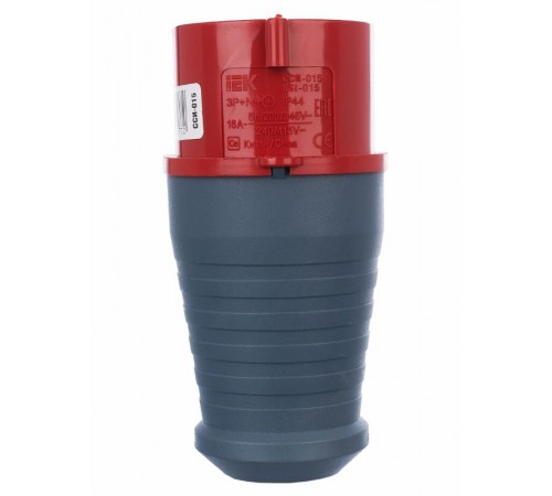 Вилка 015 3Р+РЕ+N16А 380В IP44  PSR02-016-5  IEK