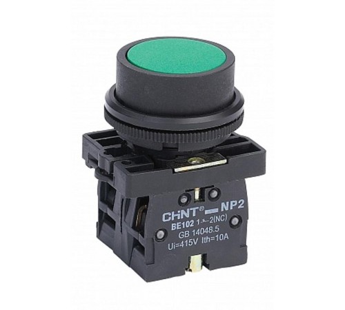 Кнопка управления NP2-BA2365 с маркировкой, 1НО +1НЗ IP40  575479  CHINT