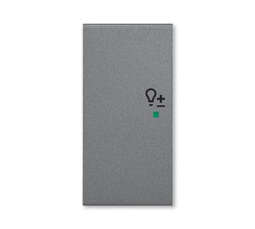 ABB Levit Сталь Клавиша 2-ая левая с символом светорегулятора free@home  6220H-A02104 69  2CHH622104A4069  ABB