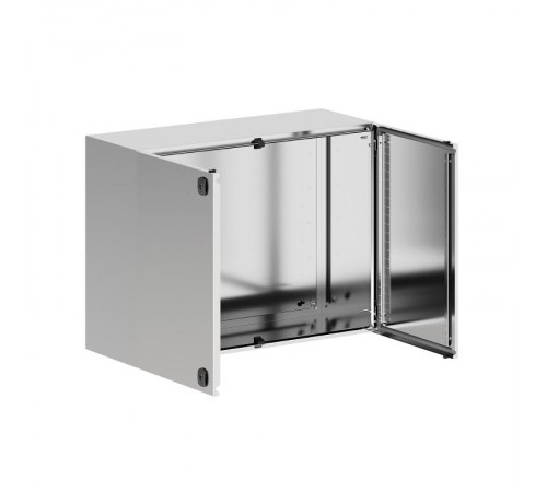 Корпус навесной STH с М/П двухдверный из нержавеющей cтали AISI304 ВхШхГ 600x800x300 мм, без фланца  R5STH0683-304  DKC