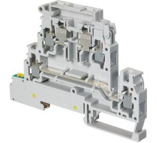 Клемма D4/8.D2.P.SFL держатель предохранителя 5х20, 5х25 мм с неон.индикатором сгор. предохран. 110-230В, 4 мм.кв.,2-уровневая  1SNA400271R1500