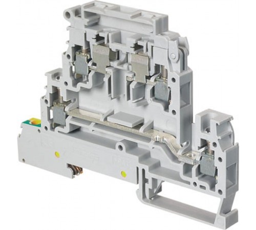 Клемма D4/8.D2.P.SFL держатель предохранителя 5х20, 5х25 мм с неон.индикатором сгор. предохран. 110-230В, 4 мм.кв.,2-уровневая  1SNA400271R1500