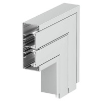 Плоский угол нерегулируемый для кабельного короба Rapid 45-2 (алюминий) (GA-FS53130EL)  6112533  OBO Bettermann