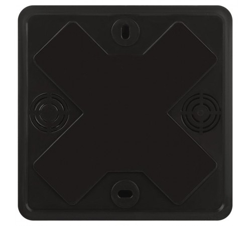 Распаячная коробка  BS-B-100-100-30 100х100х30мм без клеммы черная IP40 BS-B-100-100-30  Б0061807  ЭРА
