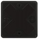 Распаячная коробка  BS-B-100-100-30 100х100х30мм без клеммы черная IP40 BS-B-100-100-30  Б0061807  ЭРА