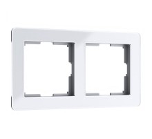 Рамка на 2 поста Acrylic белый Werkel W0022701 a059314  Werkel