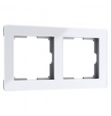 Рамка на 2 поста Acrylic белый Werkel W0022701 a059314  Werkel