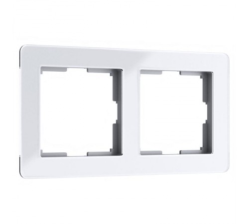 Рамка на 2 поста Acrylic белый Werkel W0022701 a059314  Werkel