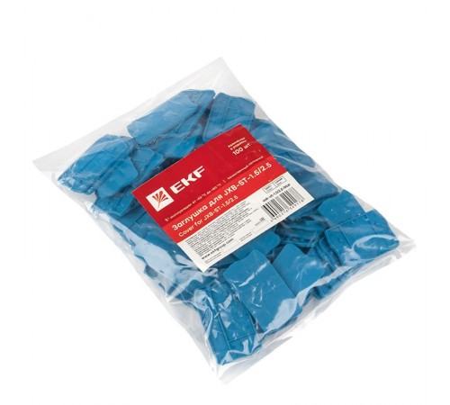 Заглушка для JXB-ST-1.5/2.5 синяя EKF PROxima  sak-st-1.5/2.5-blue  EKF