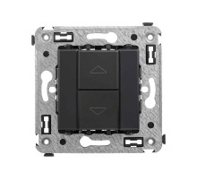 Механизм управления рольставней в стену, "Avanti", "Черный матовый"  4412183  DKC