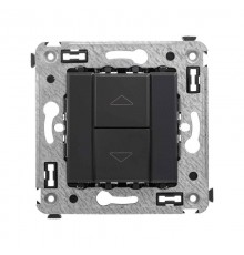 Механизм управления рольставней в стену, "Avanti", "Черный матовый"  4412183  DKC