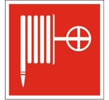 Знак безопасности PS-33336.F02"Пожарный кран"  a17994  Белый свет