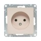 Механизм розетки, 16А, без заземления, без шторок, кремовый Эпика  UP1-SOI-100 EKF