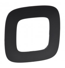 Valena ALLURE Матовый черный Рамка 1-ая  754401  Legrand