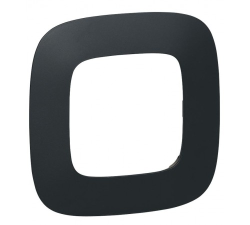 Valena ALLURE Матовый черный Рамка 1-ая  754401  Legrand