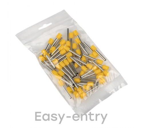 Наконечник штыревой втулочный изолированный НШвИ 6,0-24 (50шт.) PROxima  nhvi-6.0-24  EKF