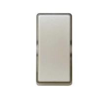 Simon 27 Клавиша декоративная сменная для выключателя (узкий модуль), S27 Play, прозрачный серый  2710010-112  Simon