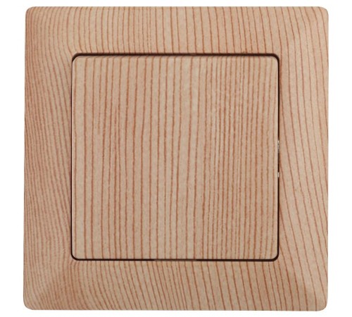 4-101-11 Intro Выключатель, 10А-250В, СУ, Solo, сосна  Б0043269  Intro